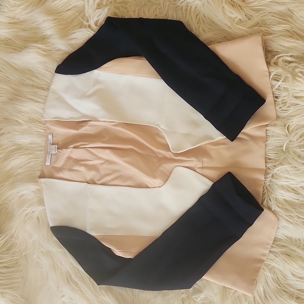 DVF Color Block Blazer sz 2